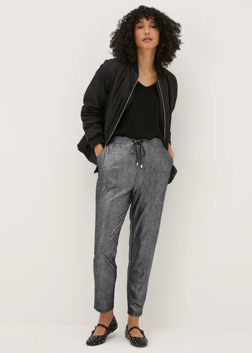Silver Sparkle Harem Trousers - 8 Image 1