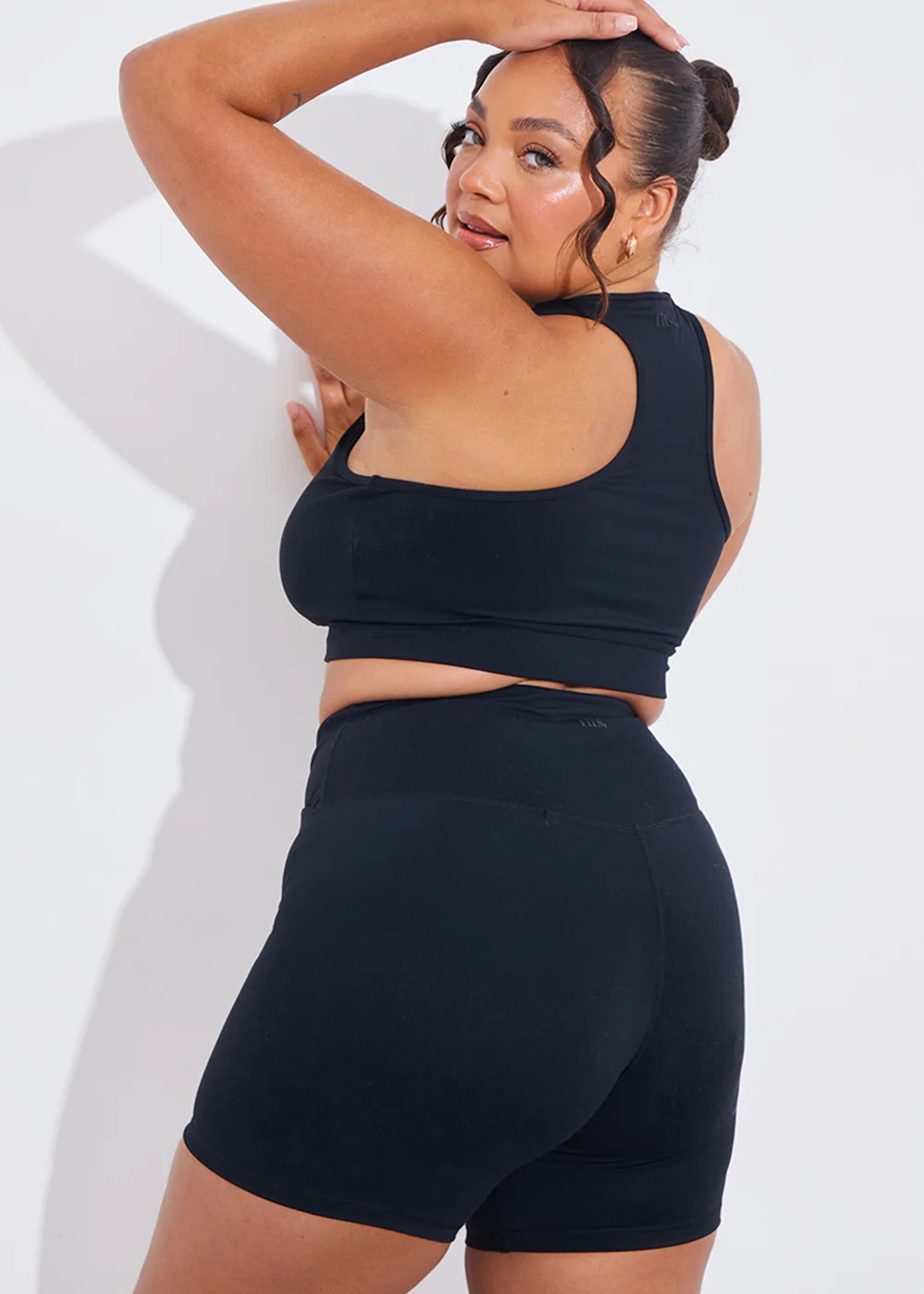 In The Style Black Cross Over Sports Bra - Size 8 Image 10