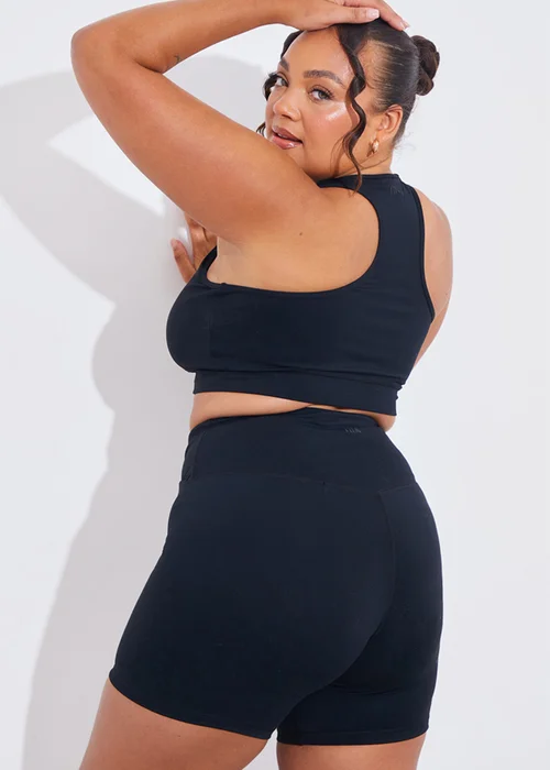 In The Style Black Cross Over Sports Bra - Size 8 Image 10