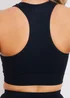 In The Style Black Cross Over Sports Bra - Size 8 Image 5