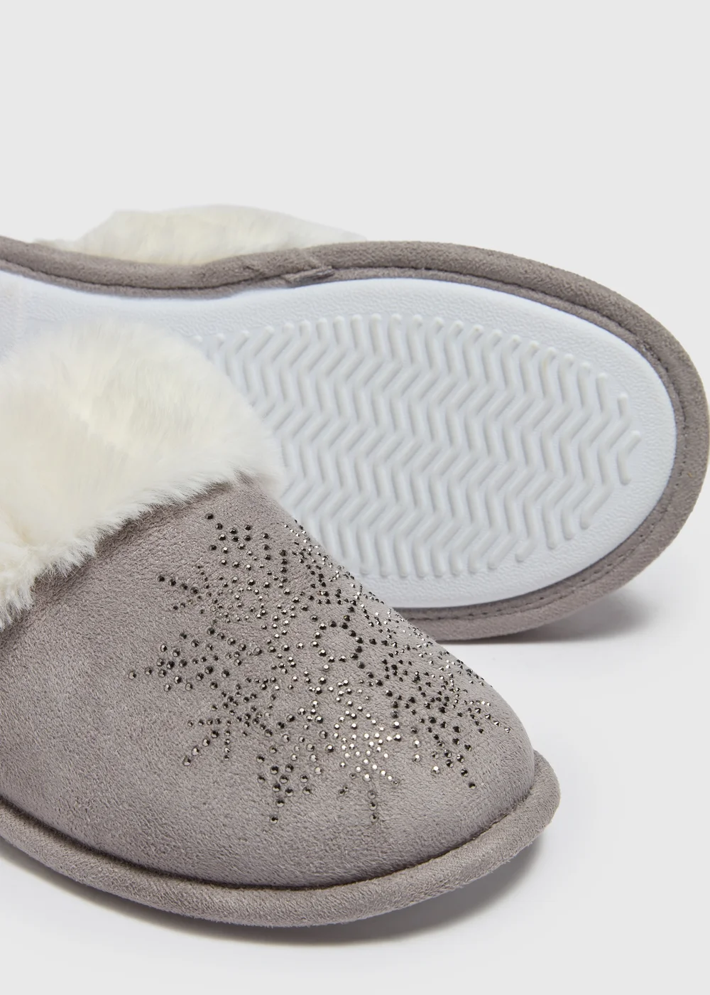 Wondrous Stone Snowflake Mule Slippers - Small Image 2