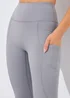 In The Style Grey Seam Detail Leggings - 16 Image 3