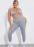 In The Style Grey Seam Detail Leggings - 16 Image 6