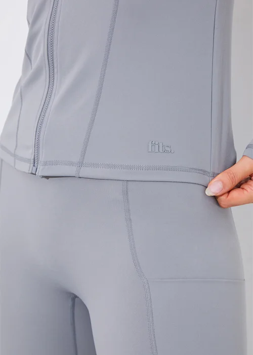 In The Style Grey Seam Detail Jacket - Size 8 Image 5
