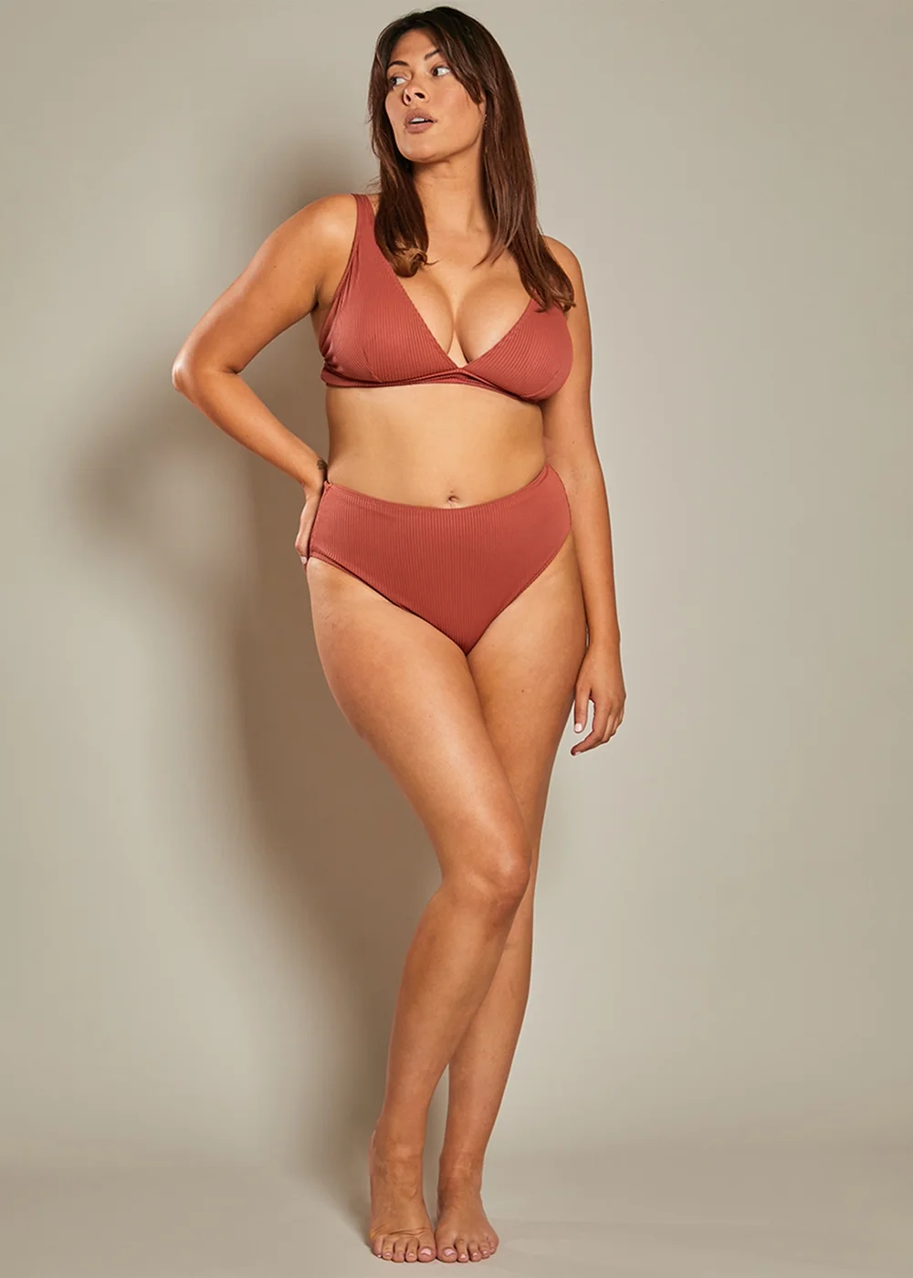In The Style Rust High Leg Bikini Bottoms - 10 Image 7