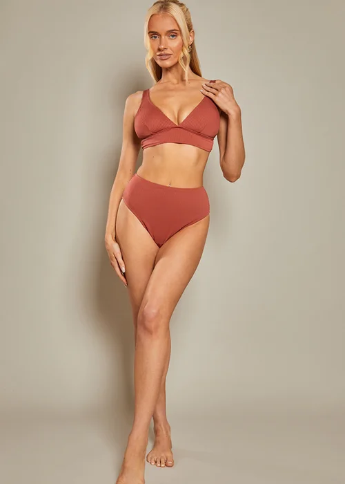 In The Style Rust High Leg Bikini Bottoms - 10 Image 3