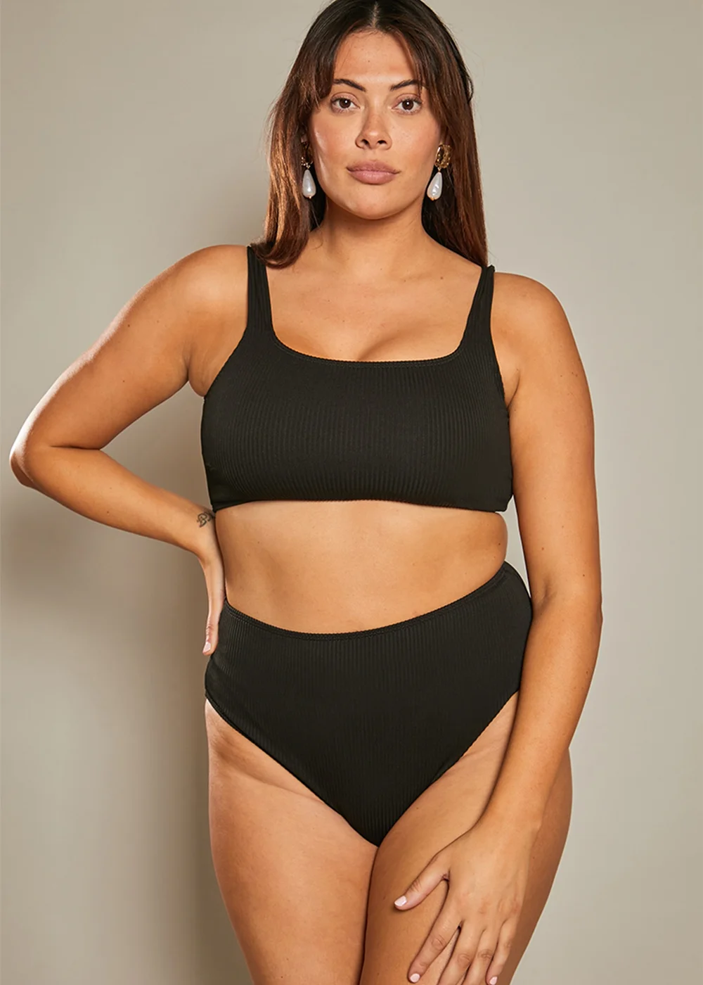 In The Style Black Halter Neck Bikini Top - 8 Image 5