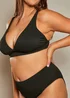 In The Style Black High Leg Bikini Bottoms - Size 22 Image 7