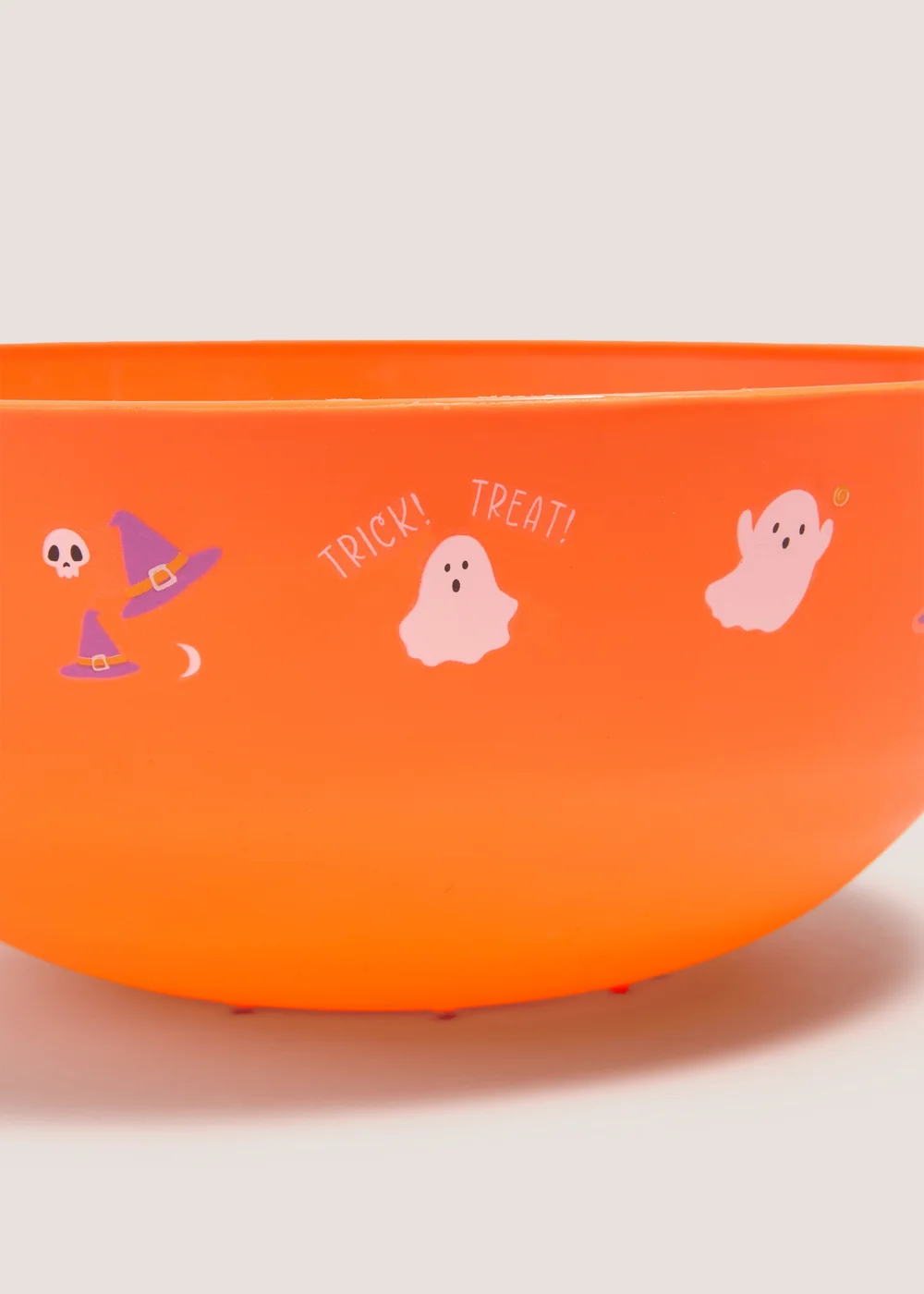 Orange Halloween Trick Or Treat Bowl Image 2