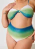 In The Style Perrie Sian Blue Ombre High Waisted Bikini Bottoms - Size 8 Image 9