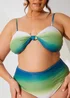 In The Style Perrie Sian Blue Ombre Bandeau Bikini Top - Size 8 Image 8