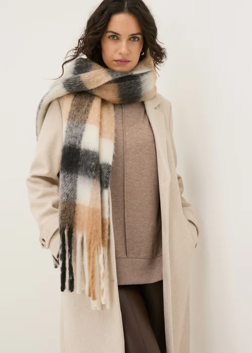 Camel Front Seam Oversized Top - S Image 3