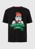 Star Wars Black Christmas Stormtrooper T-Shirt - S Image 4