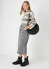 Grey Stripe Soft Touch Jumper - S Image 3