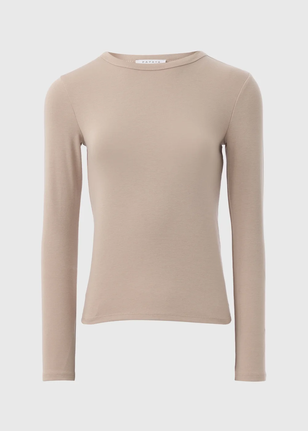 Beige Long Sleeved T-Shirt - Size 8 Image 3
