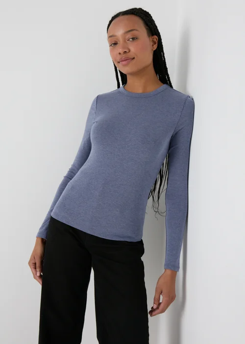 Blue Long Sleeve Top - 8 Image 1