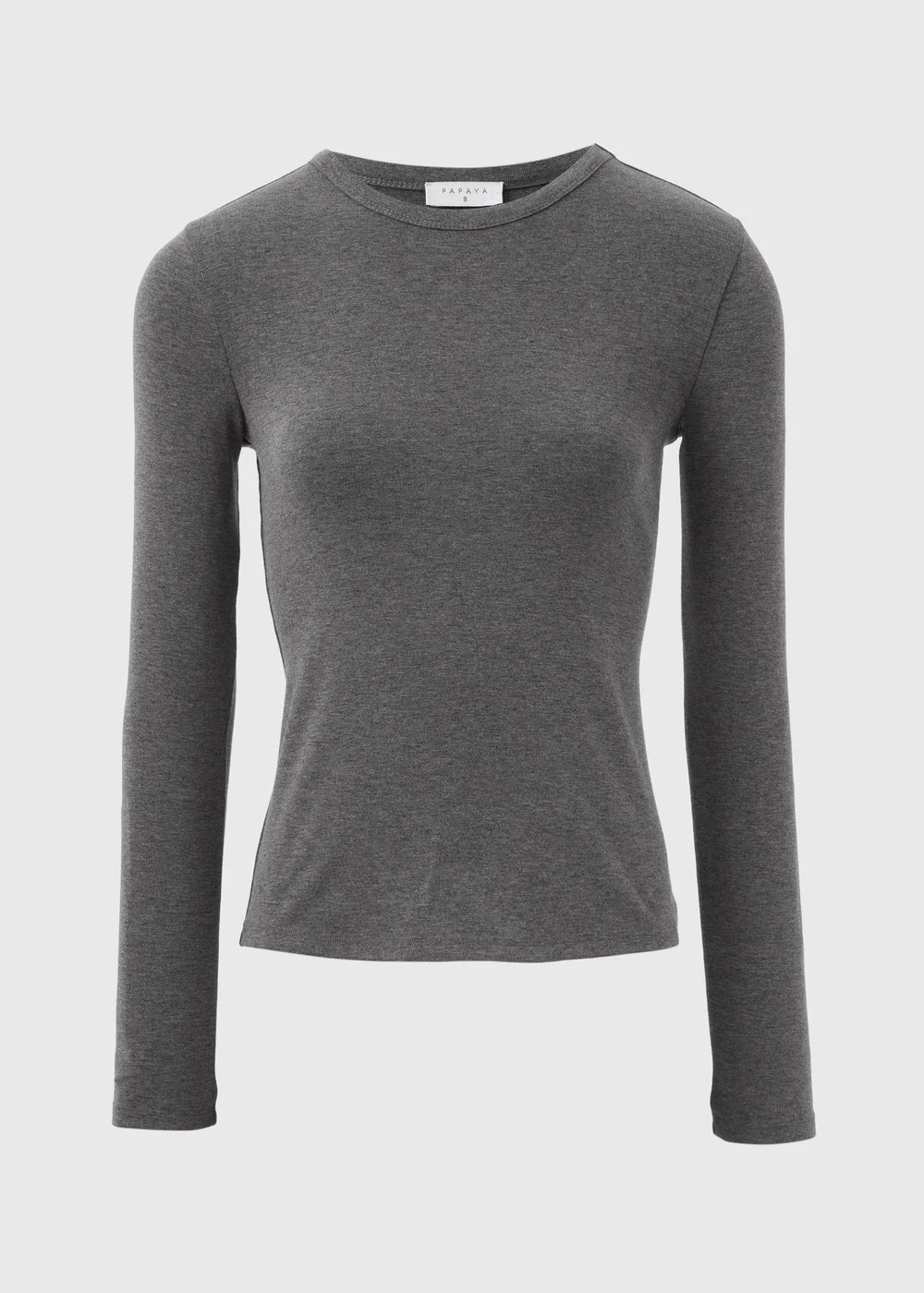 Charcoal Long Sleeve Top - 8 Image 4