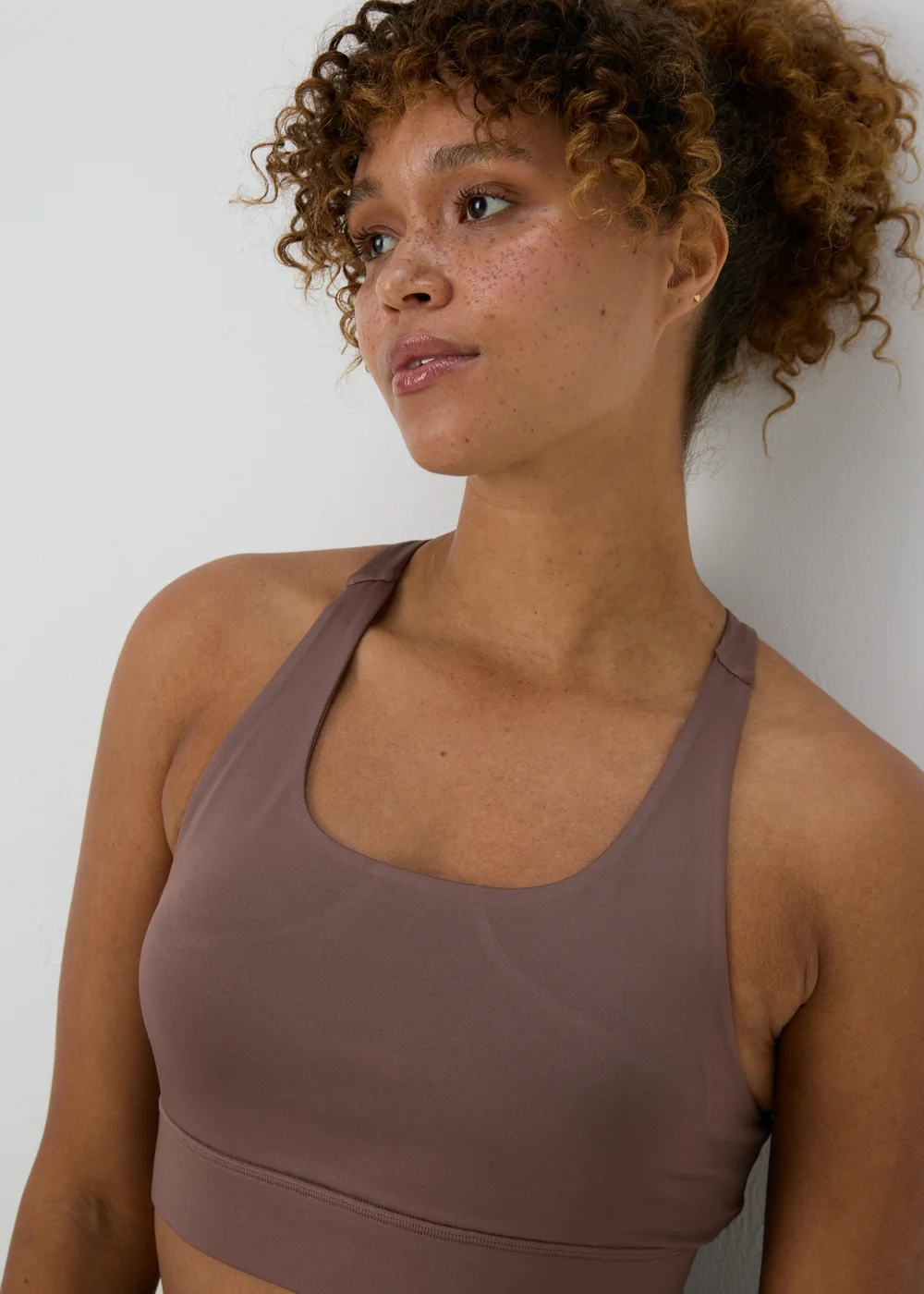 Souluxe Brown Crop Top - Small Image 3