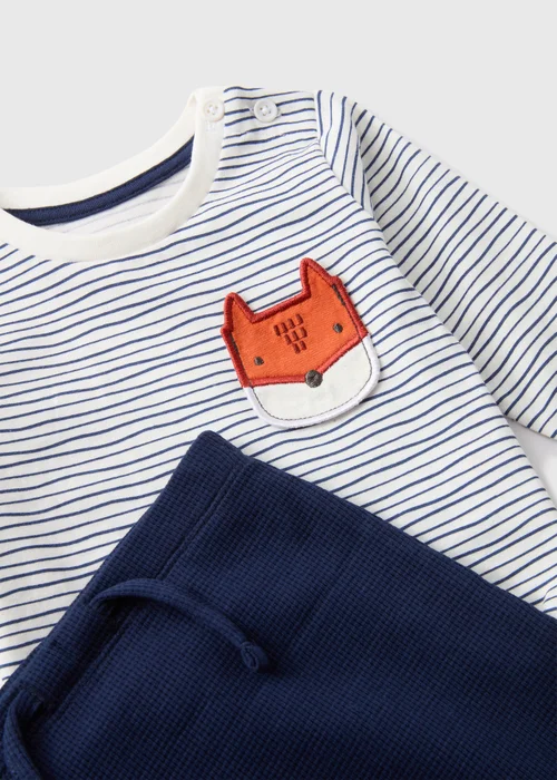 Baby White Stripe Fox Set (0-23mnths) - Age 0 - 3 Months Image 2