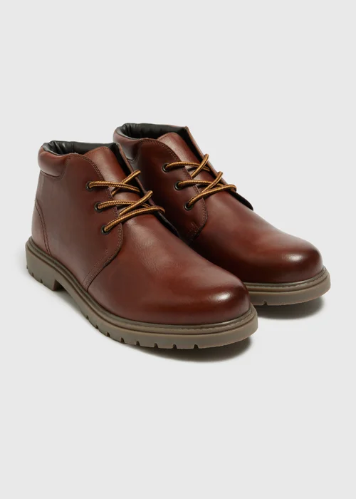 Tan Low Profile Boots - 6 Image 1