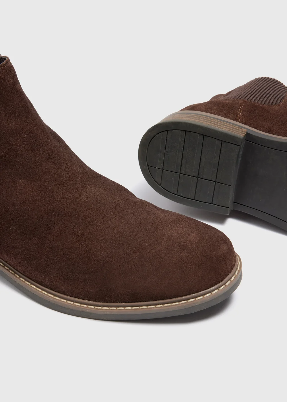 Brown Suede Chelsea Boots - 7 Image 2