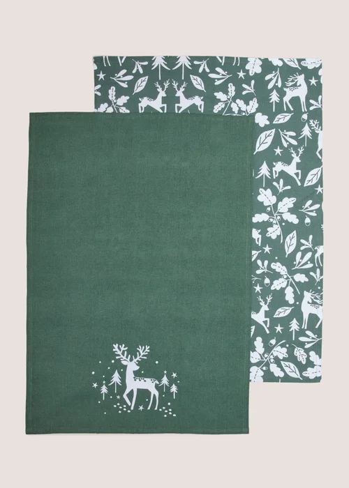 Winter Poem Stag Towels Image 1