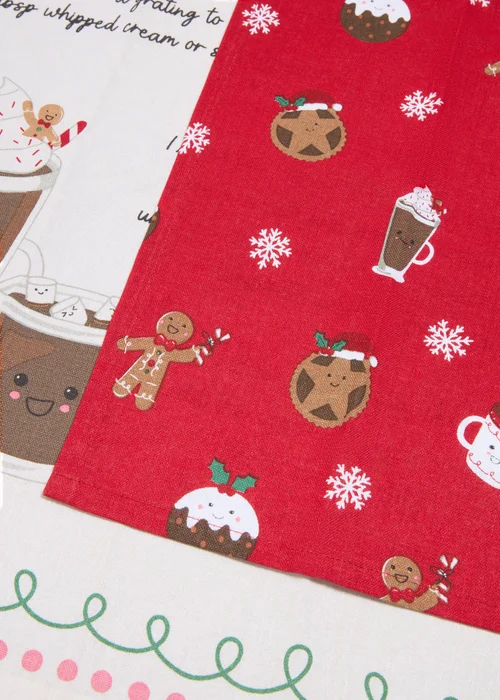 Gingerbread Tea Towel Pack Image 2