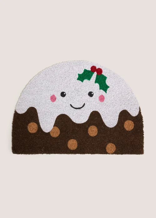 Christmas Pudding Doormat Image 1