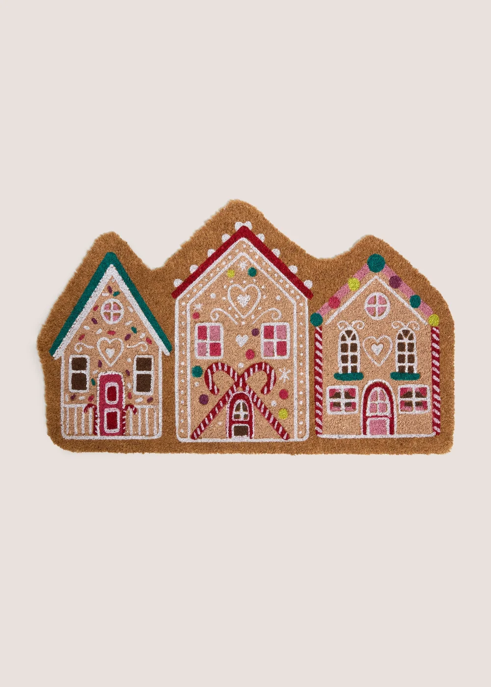 Christmas Gingerbread Doormat Image 1