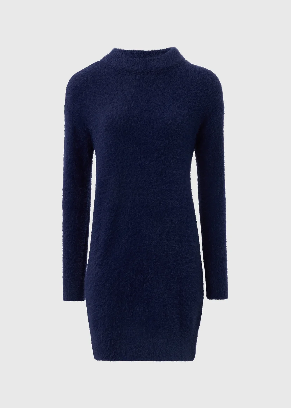 Blue Feather Yarn Mini Jumper Dress - XS Image 4