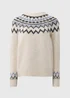 Cream Fairisle Jumper - XS Image 3
