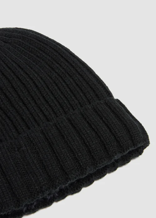 Heathholders Black Thermal Beanie - One Size Image 2