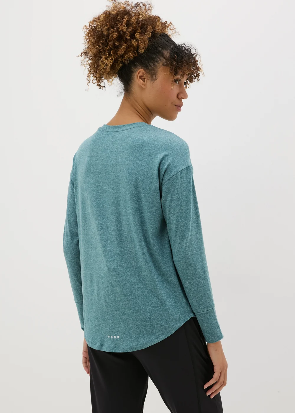 Souluxe Teal Long Sleeved T-Shirt - S Image 2