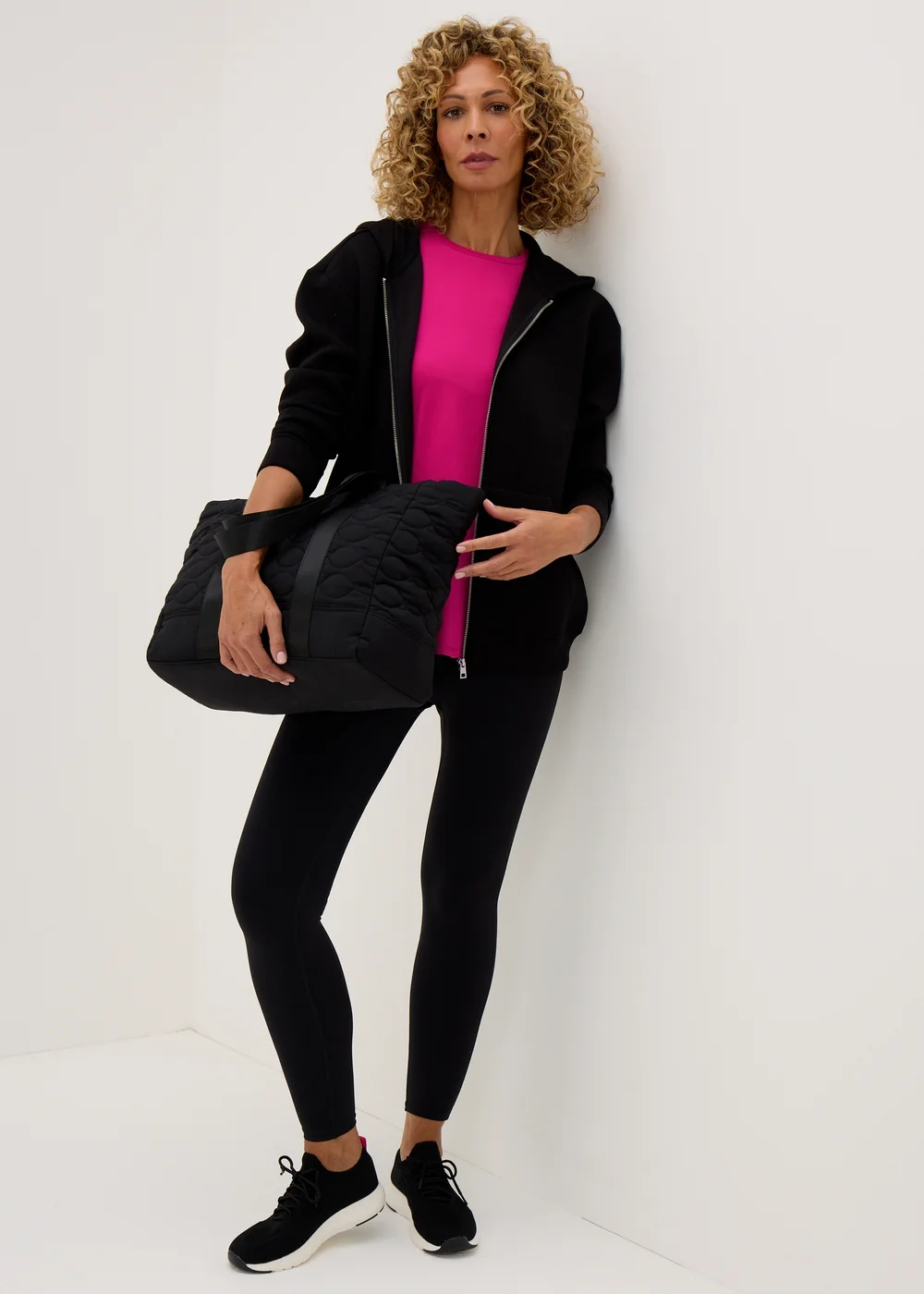 Pink Longline T-Shirt - Small Image 2