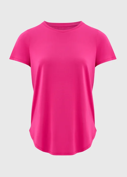 Pink Longline T-Shirt - Small Image 3
