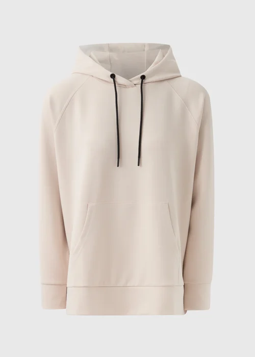 Souluxe Cream Contrast Longline Hoodie - S Image 4