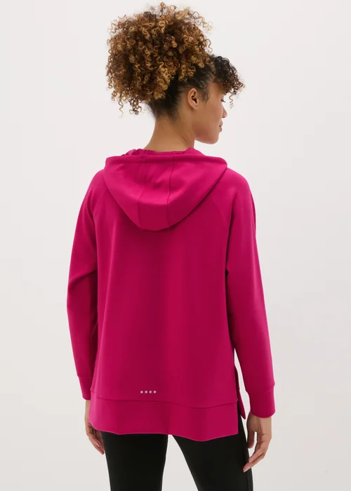 Souluxe Pink Longline Hoodie - Small Image 2