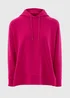 Souluxe Pink Longline Hoodie - Small Image 4
