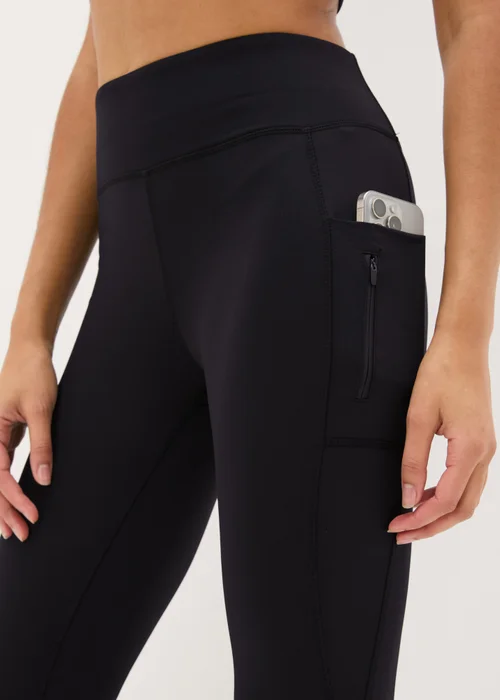 Souluxe Black Fleece Lined Leggings - 8 Image 3