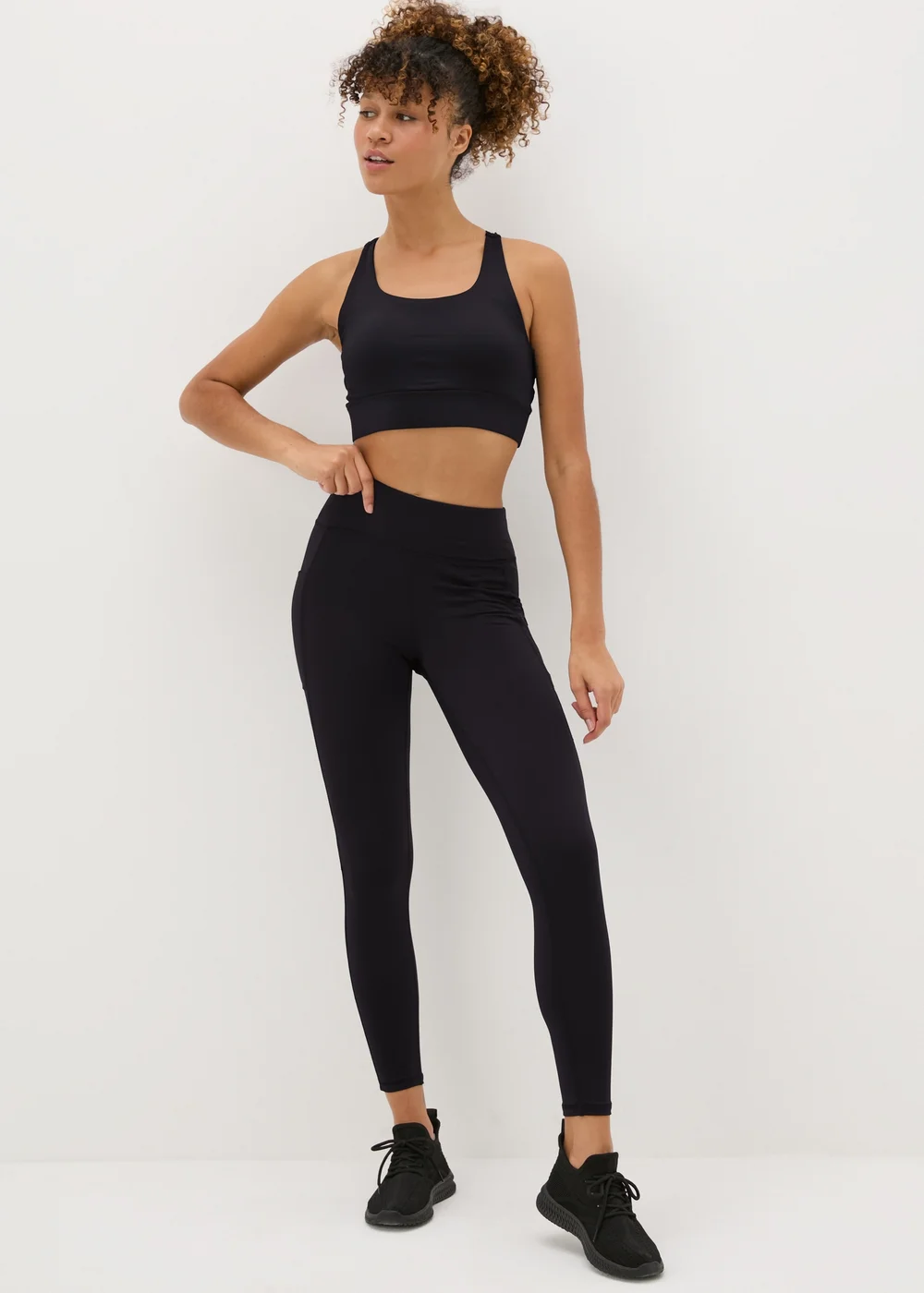 Souluxe Black Fleece Lined Leggings - 8 Image 1