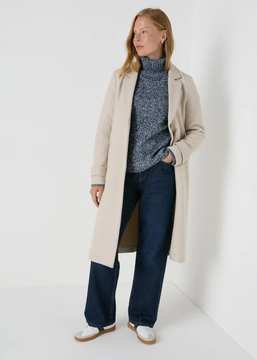 Blue Roll Neck Jumper - XS Image 1