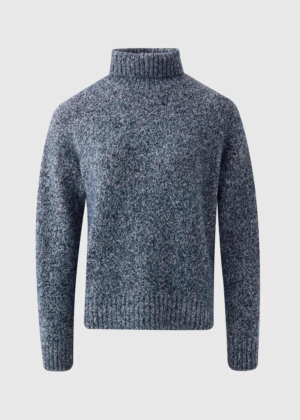 Blue Roll Neck Jumper - XS Image 4