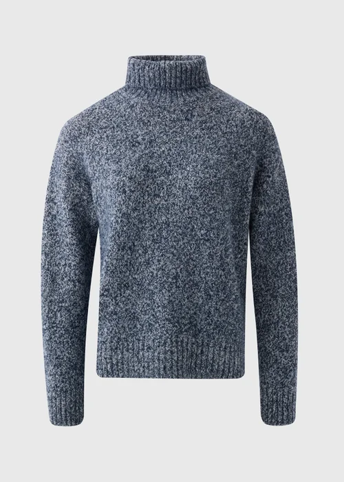 Blue Roll Neck Jumper - XS Image 4