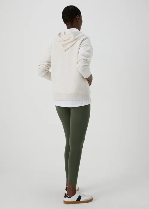 Khaki Cotton Leggings - 8 Image 2