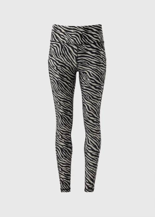 Souluxe Zebra Print Leggings - 8 Image 3