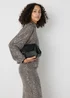 Et Vous Silver Sequin High Neck Blouse - 8 Image 1