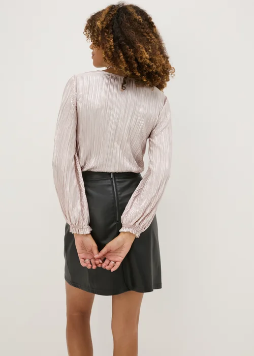 Cream Plisse Top - 8 Image 2