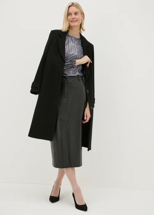Navy Plisse Top - 8 Image 3