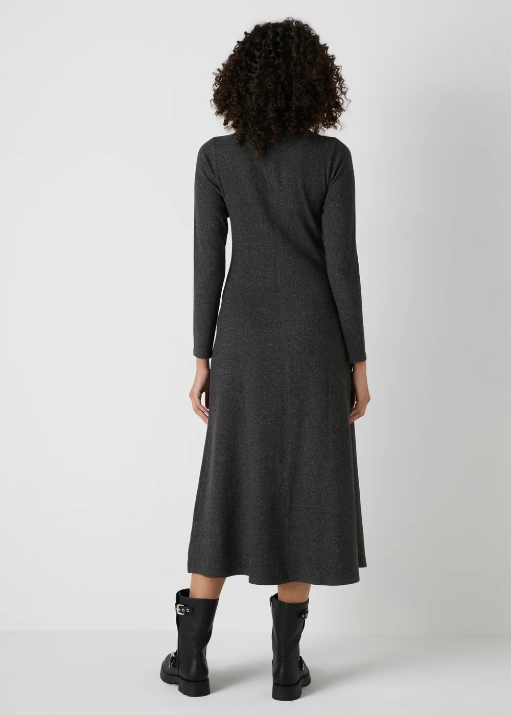 Et Vous Grey Midi Dress - 8 Image 2