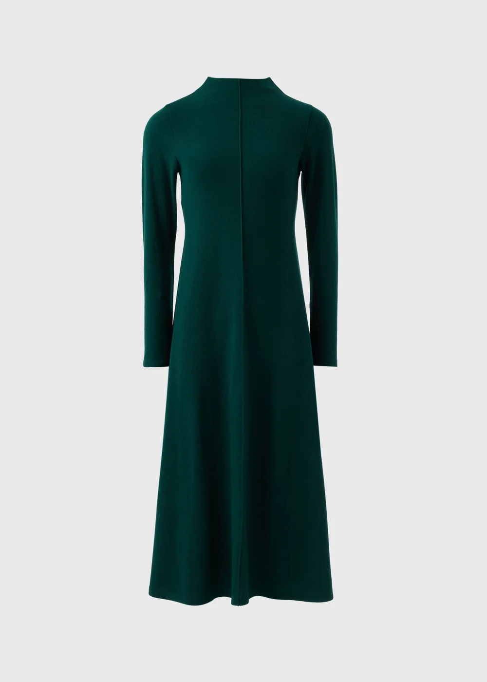 Et Vous Green Seam Front Flare Midi Dress - 8 Image 4